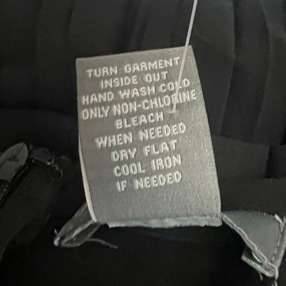 Nieman Marcus Formal Dress Women’s Sz S Black with White Cross Stitch Midi NWT - Picture 11 of 16